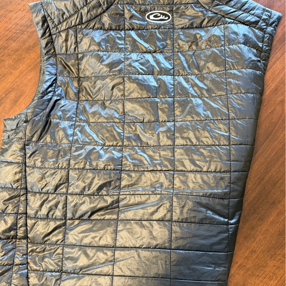 Drake Black Quilted Outerwear